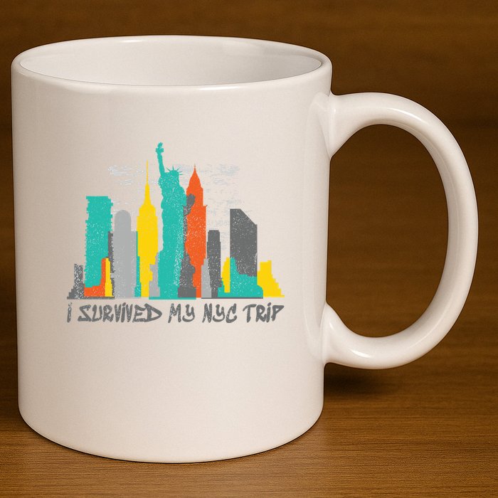 I Survived My Nyc Trip 11oz C Handle Ceramic Mug