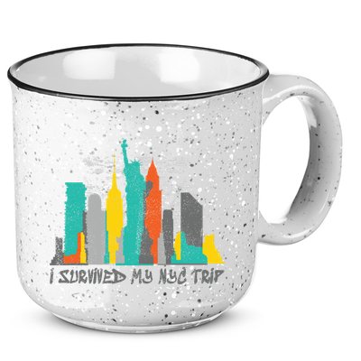 I Survived My Nyc Trip 15oz Campfire Ceramic Mug