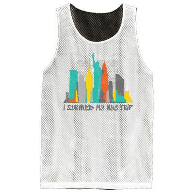 I Survived My Nyc Trip Mesh Reversible Basketball Jersey Tank