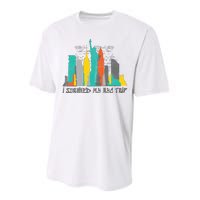 I Survived My Nyc Trip Performance Sprint T-Shirt