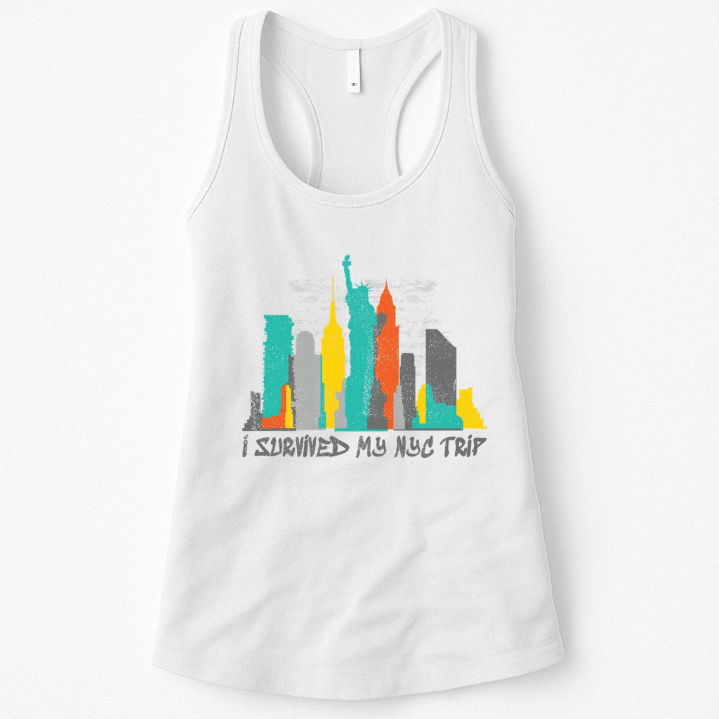 I Survived My Nyc Trip Womens Tank Top