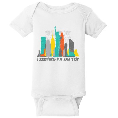 I Survived My Nyc Trip Baby Bodysuit