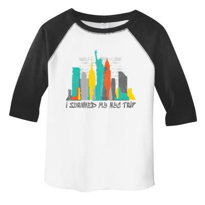 I Survived My Nyc Trip Toddler Fine Jersey T-Shirt