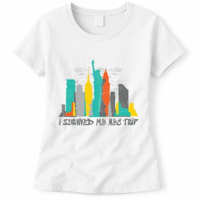 I Survived My Nyc Trip Womens T-Shirt