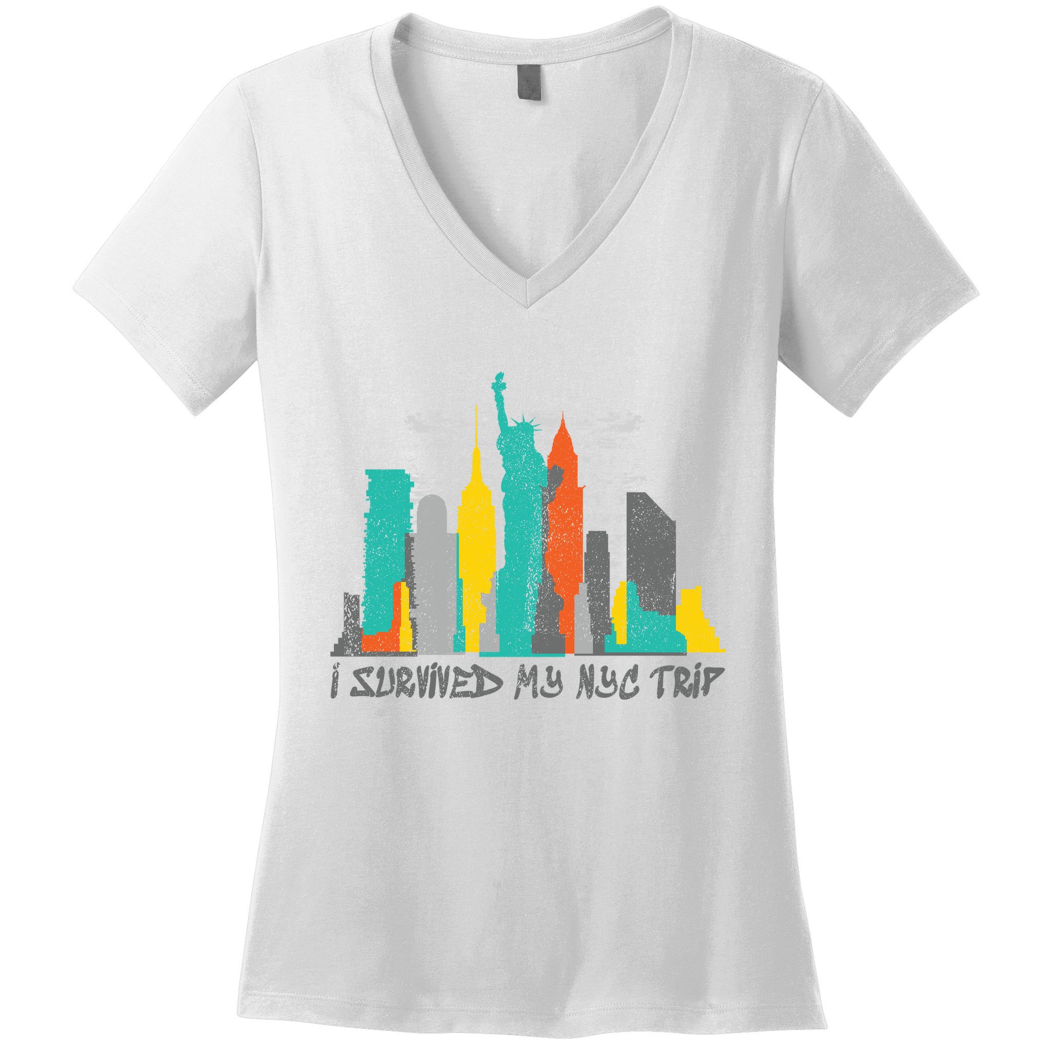 I Survived My Nyc Trip Women's V-Neck T-Shirt