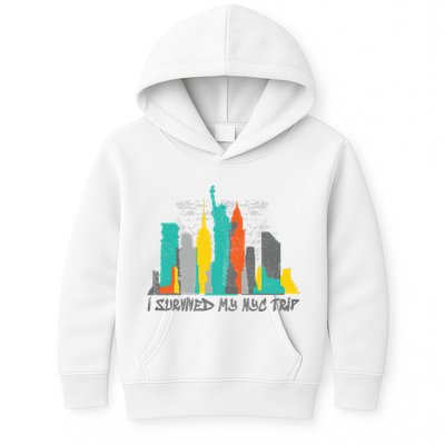 I Survived My Nyc Trip Kids Hoodie