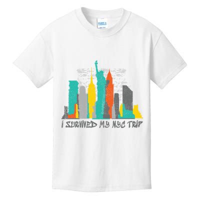 I Survived My Nyc Trip Kids T-Shirt