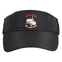 I Smoke Meat And I Know Things Funny BBQ Texas TX Adult Drive Performance Visor