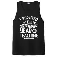 I Survived My First Year Of Teaching Back To School Teacher PosiCharge Competitor Tank