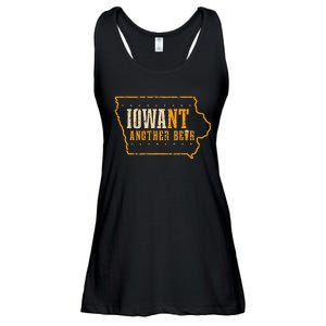 Iowa State Map I Want Another Beer Funny Drinking Ladies Essential Flowy Tank