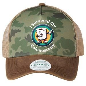 I Survived My Colonoscopy Survivor Funny Hospital Patient Legacy Tie Dye Trucker Hat