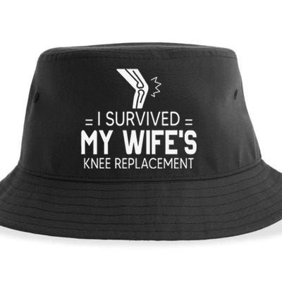 I Survived My Wife’S Knee Replacement Sustainable Bucket Hat