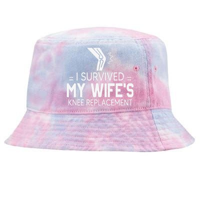 I Survived My Wife’S Knee Replacement Tie-Dyed Bucket Hat