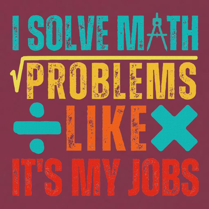 I Solve Math Problems Like ItS My Job Funny Math Saying 16oz Travel Tumbler