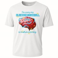 Im Sorry My Electric Meatball Is Malfunctioning Funny Brain Cooling Performance Crew T-Shirt