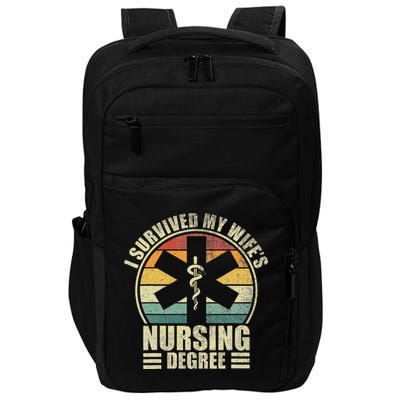 I Survived My WifeS Nursing Degree. Nursing Graduation Impact Tech Backpack