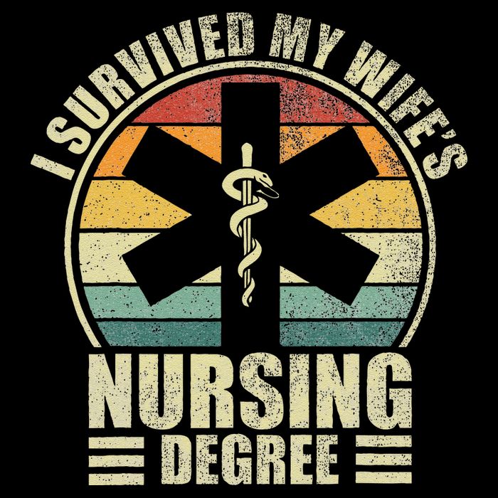 I Survived My WifeS Nursing Degree. Nursing Graduation Impact Tech Backpack
