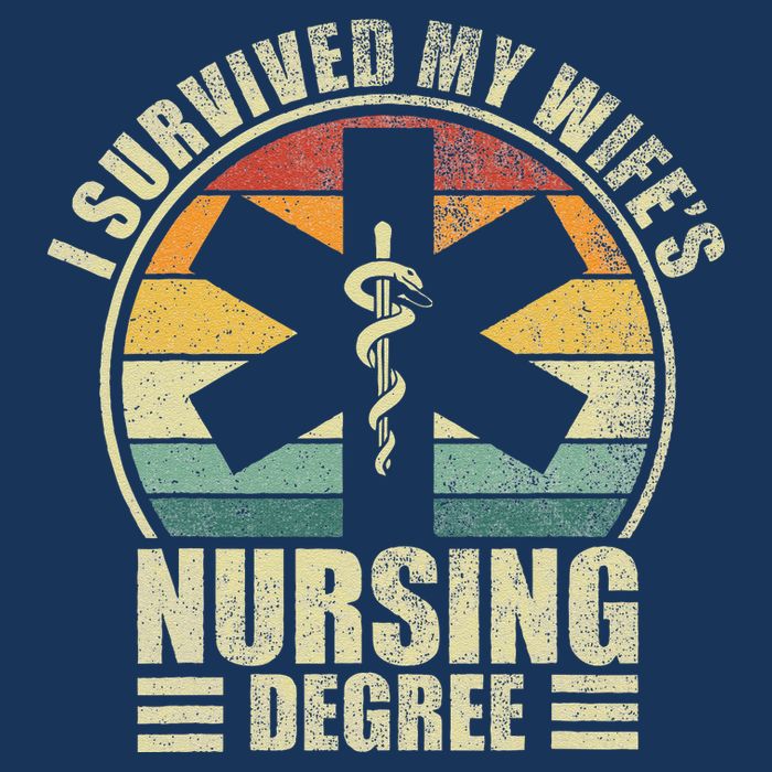 I Survived My WifeS Nursing Degree. Nursing Graduation Cooling Performance Crew T-Shirt
