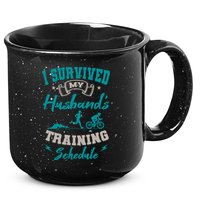 I Survived My HusbandS Training Schedule Triathlon 15oz Campfire Ceramic Mug