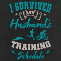 I Survived My HusbandS Training Schedule Triathlon 15oz Campfire Ceramic Mug