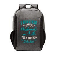 I Survived My HusbandS Training Schedule Triathlon Vector Backpack