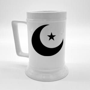 Islam Symbol Muslim Allah 5 Percent Star Nation Of Gods Gift Cool Gift Beer Stein