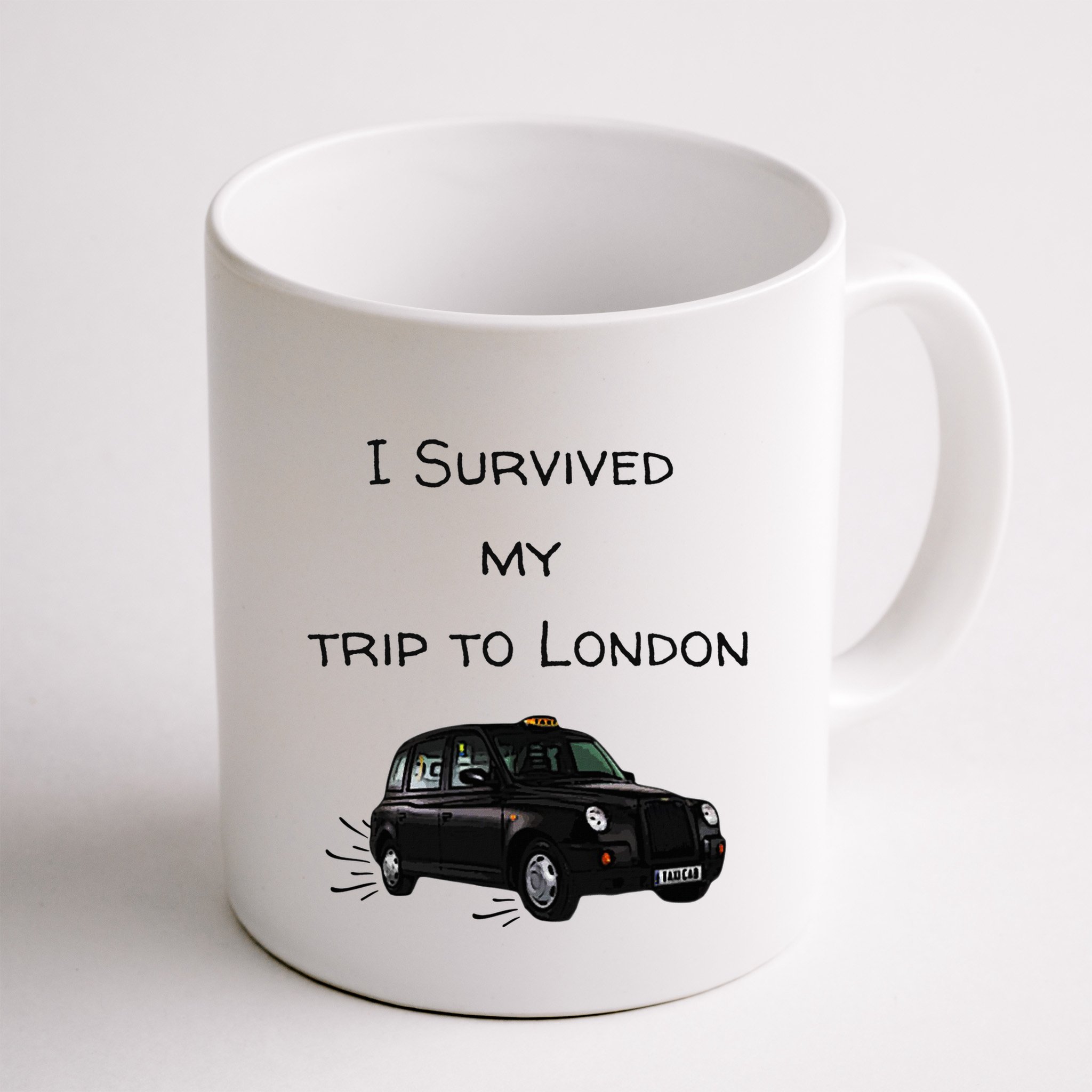 I Survived My Trip To London I Love Ldn London Black Cab Mug