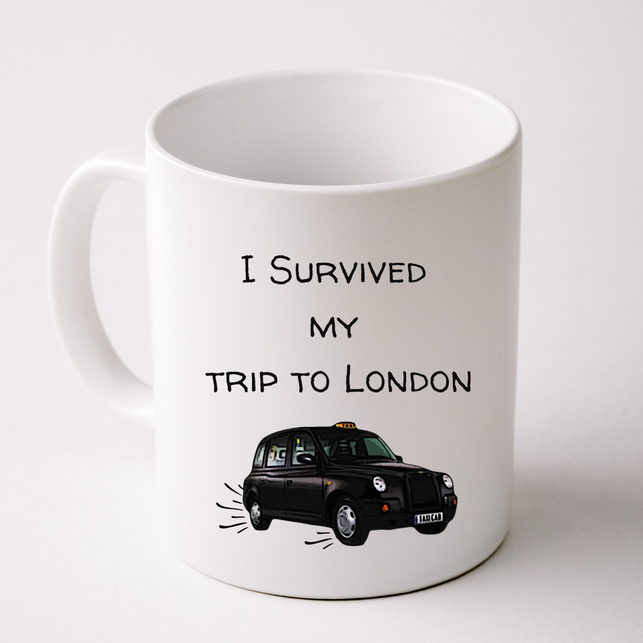 I Survived My Trip To London I Love Ldn London Black Cab Mug