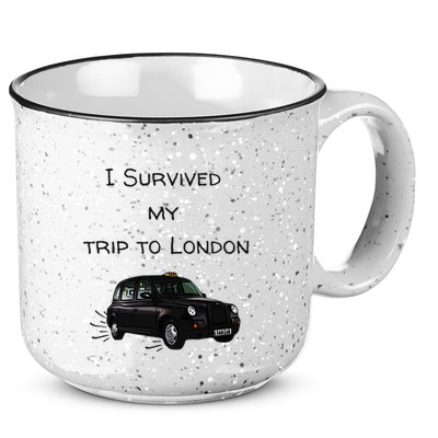 I Survived My Trip To London I Love Ldn London Black Cab 15oz Campfire Ceramic Mug