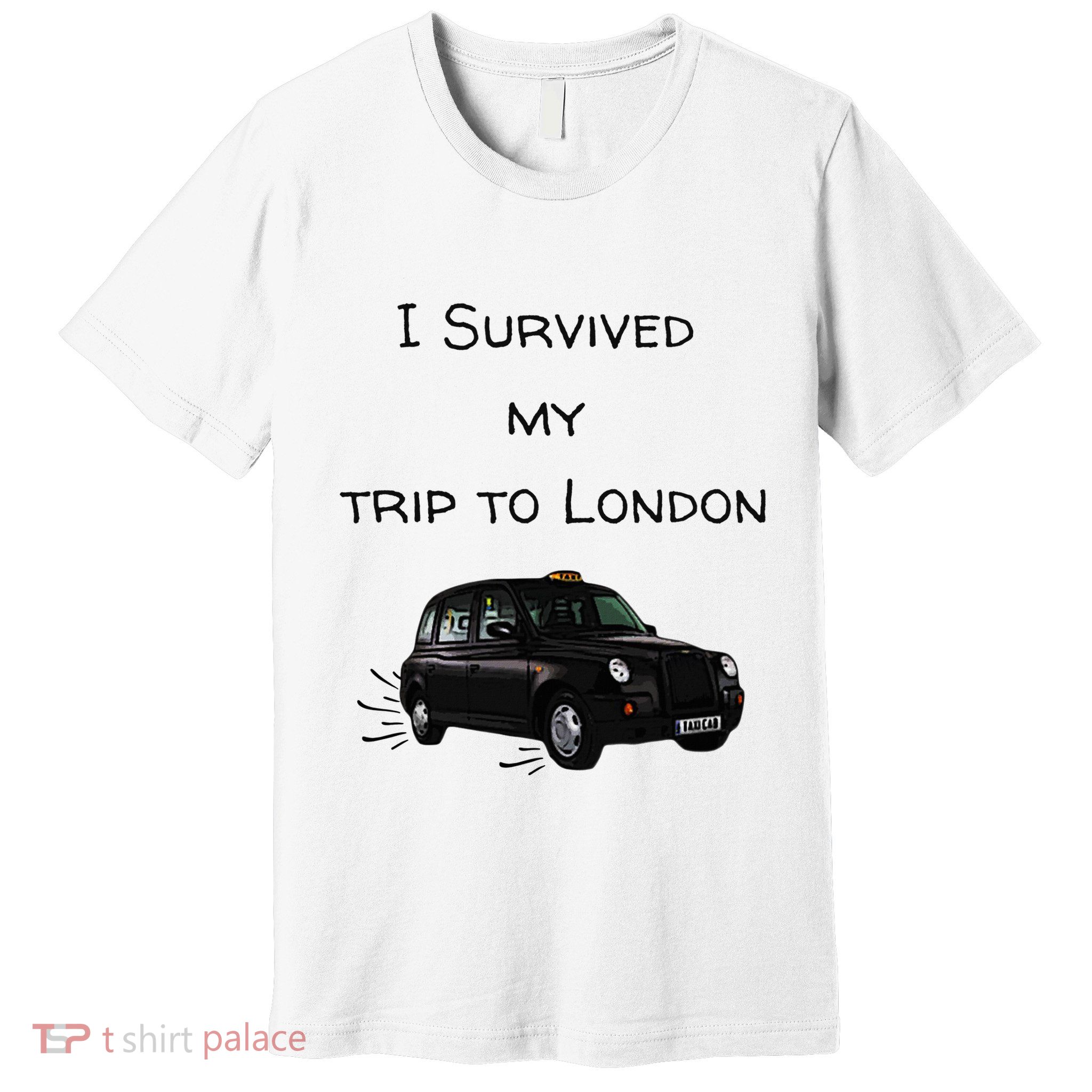 I Survived My Trip To London I Love Ldn London Black Cab Premium T-Shirt