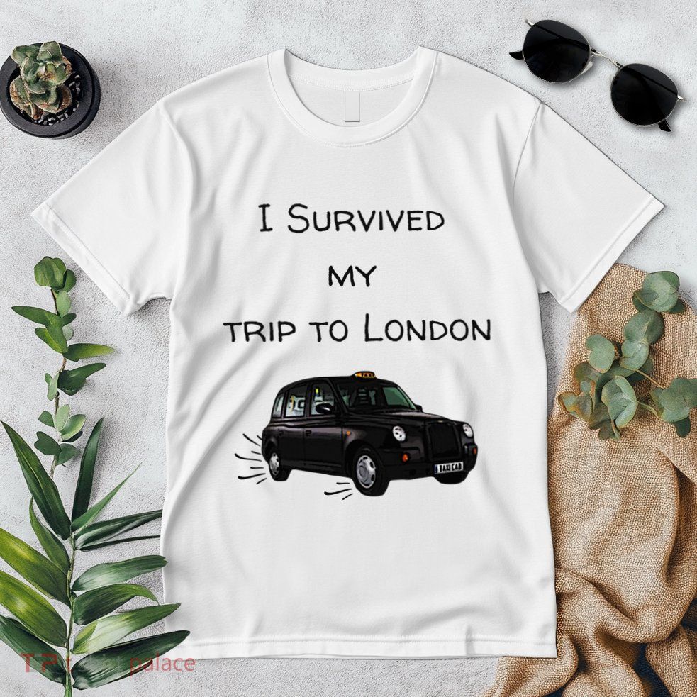 I Survived My Trip To London I Love Ldn London Black Cab Premium T-Shirt