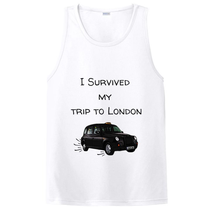 I Survived My Trip To London I Love Ldn London Black Cab PosiCharge Competitor Tank