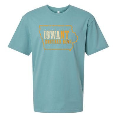 Iowa State Map I Want Another Beer Funny Drinking Sueded Cloud Jersey T-Shirt