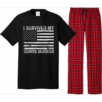 I Survived My Teenage Daughter Funny Dad & Mom Pajama Set