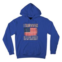 I Survived My Teenage Daughter FatherS Day Hoodie