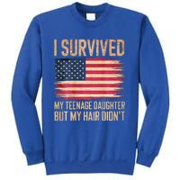 I Survived My Teenage Daughter FatherS Day Sweatshirt