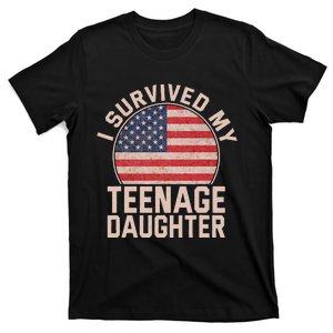 I Survived My Nage Daughter Birthday American Flag Lover T-Shirt