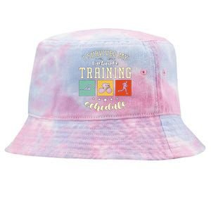 I Survived My Husband's Swim Bike Running Race Triathlon Tie-Dyed Bucket Hat