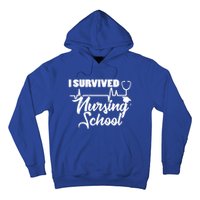 I Survived Nursing School Nurse School Graduate Halloween Meaningful Gift Hoodie