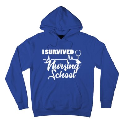 I Survived Nursing School Nurse School Graduate Halloween Meaningful Gift Hoodie