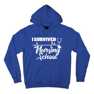 I Survived Nursing School Nurse School Graduate Halloween Meaningful Gift Tall Hoodie