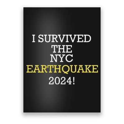 I Survived Nyc Earthquake 2024 Poster