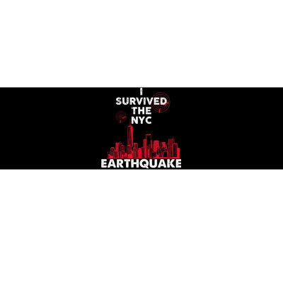 I Survived Nyc Earthquake 2024 Bumper Sticker