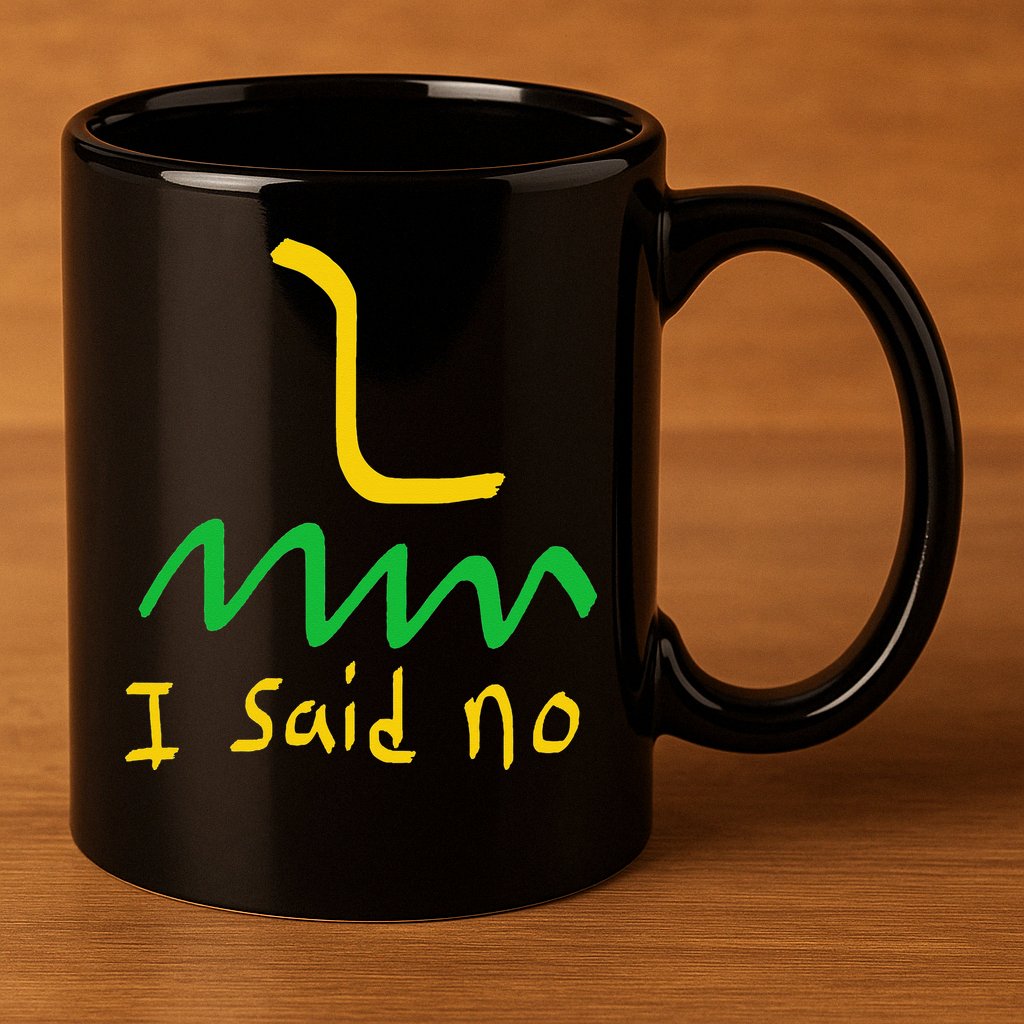 I Said No 1776 Conservative Libertarian Freedom Gadsden Flag 11oz C Handle Ceramic Mug