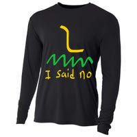 I Said No 1776 Conservative Libertarian Freedom Gadsden Flag Cooling Performance Long Sleeve Crew