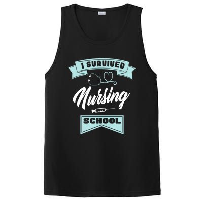 I Survived Nursing School Nursing Medical Nurse Gift PosiCharge Competitor Tank