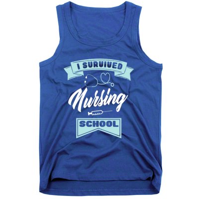 I Survived Nursing School Nursing Medical Nurse Gift Tank Top