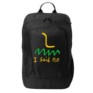 I Said No 1776 Conservative Libertarian Freedom Gadsden Flag City Backpack