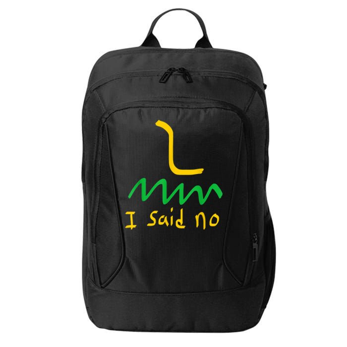 I Said No 1776 Conservative Libertarian Freedom Gadsden Flag City Backpack