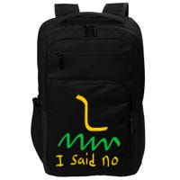 I Said No 1776 Conservative Libertarian Freedom Gadsden Flag Impact Tech Backpack